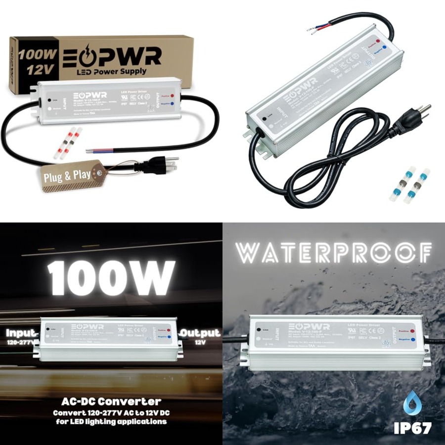 Ac Outdoor Power - Водонепроницаемый LED-драйвер IP67, блок питания AC120-277V